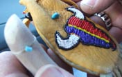 Beadworkd by Zeke - the Director of the AIAI American Indian Artist’s Registry